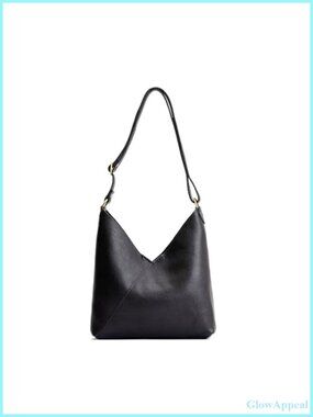 Handmade Full Grain Leather Slouchy Shoulder Crossbody Bag